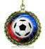 2.50 Large Medal - Gold Soccer 1