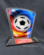 6" Flare Acrylic Award - Soccer