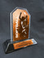 6" Peak Acrylic Award - Softball