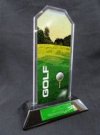 7" Peak Acrylic Award - Golf