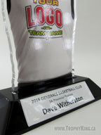 7" Peak Acrylic Award - Softball