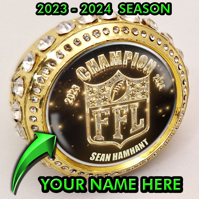 2023-2024 Season FFL Champ Bling Ring Main image