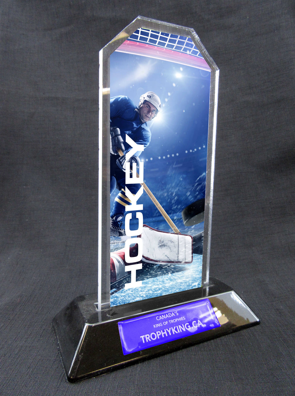7" Peak Acrylic Award - Hockey 2