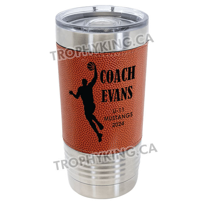 20 oz. Premium Textured Basketball Tumbler