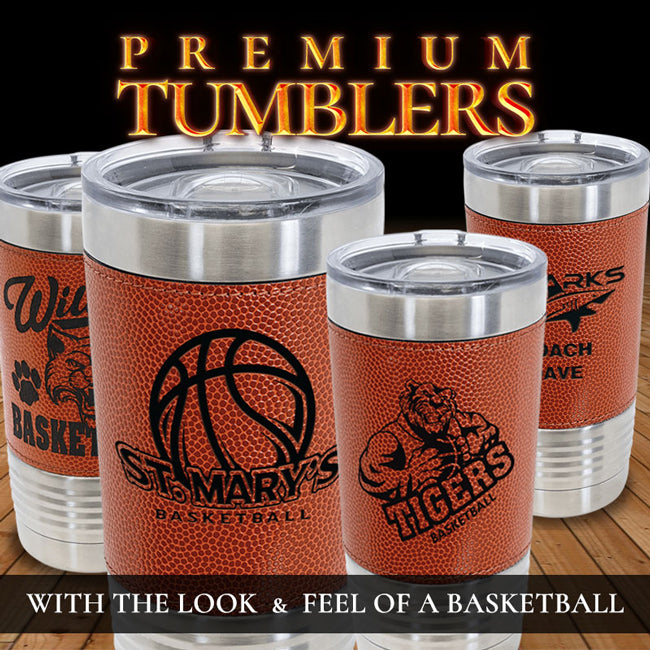 20 oz. Premium Textured Basketball Tumbler Main image