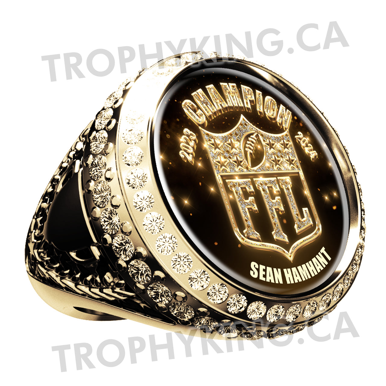 2023-2024 Season FFL Champ Bling Ring Secondary image