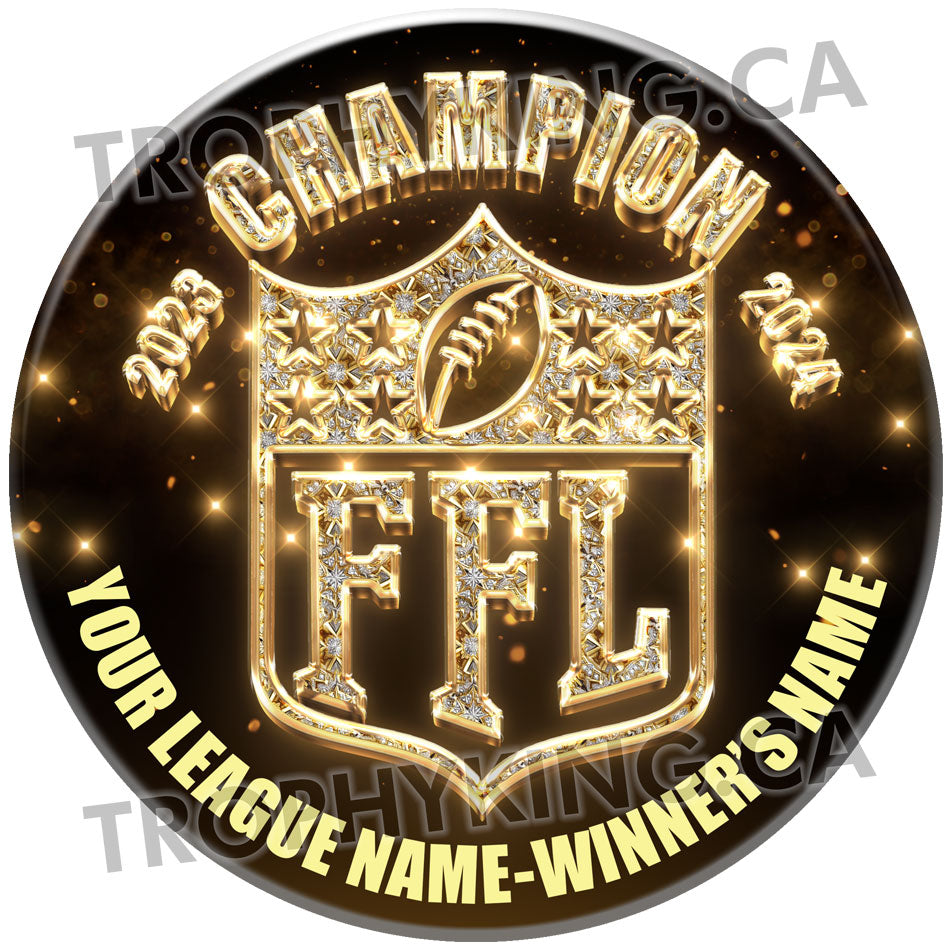 2023-2024 Season FFL Champ Bling Ring