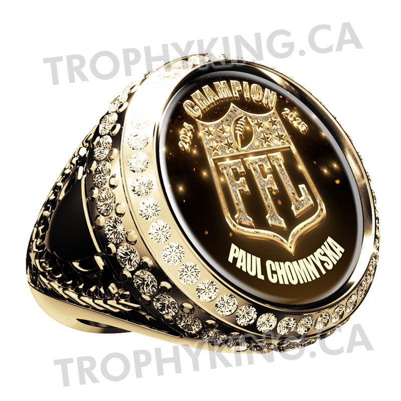 2024-2025 Season Personalized Champ Bling Ring
