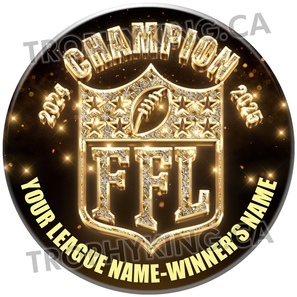 2024-2025 Season Personalized Champ Bling Ring