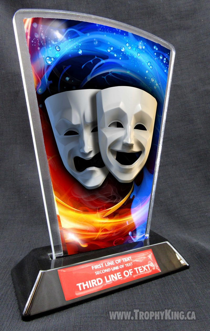 Drama Flare Acrylic Award | Darma Award | The Trophy King Main image