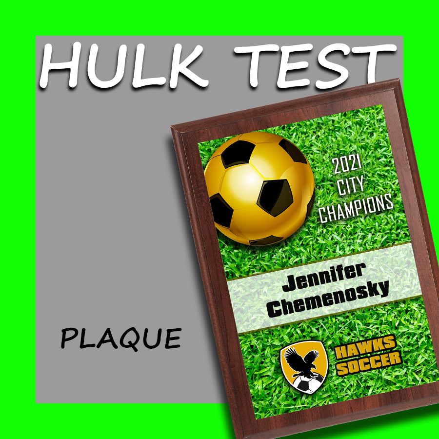 Hulk Test Plaque products