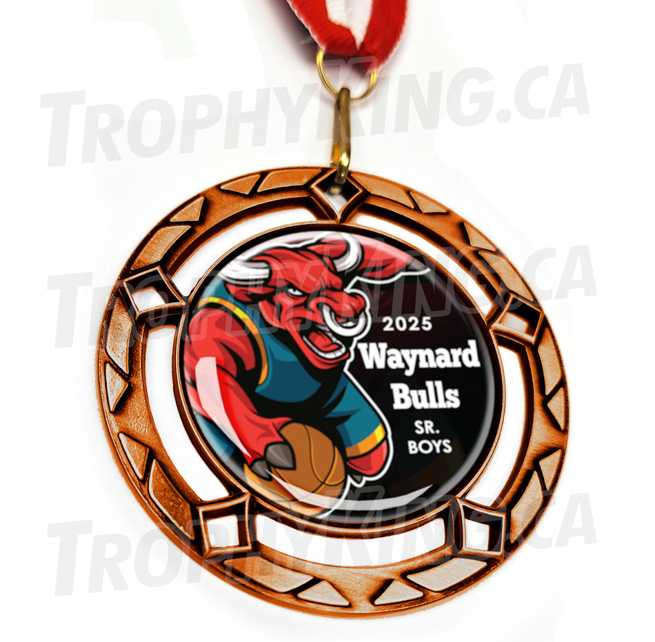 CI-Extra Large Medal With Custom Insert