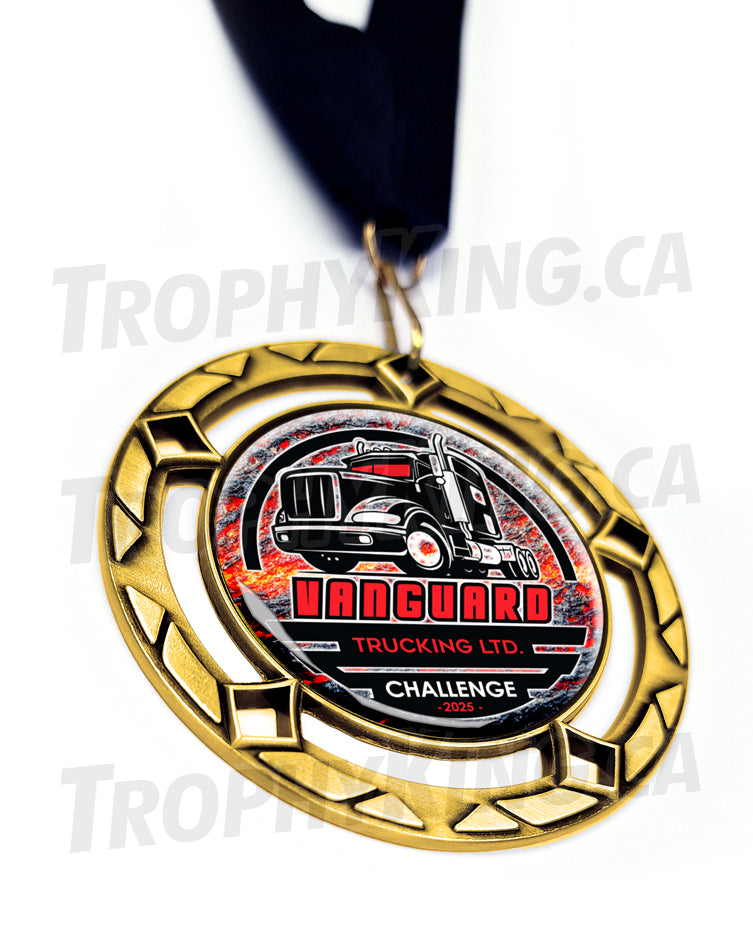 CI-Extra Large Medal With Custom Insert