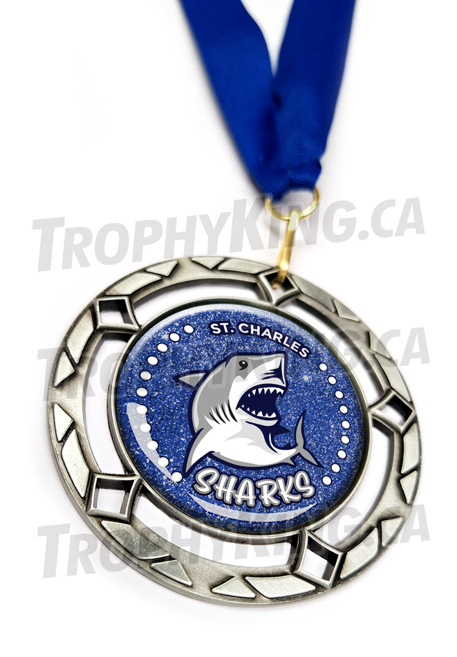 CI-Extra Large Medal With Custom Insert