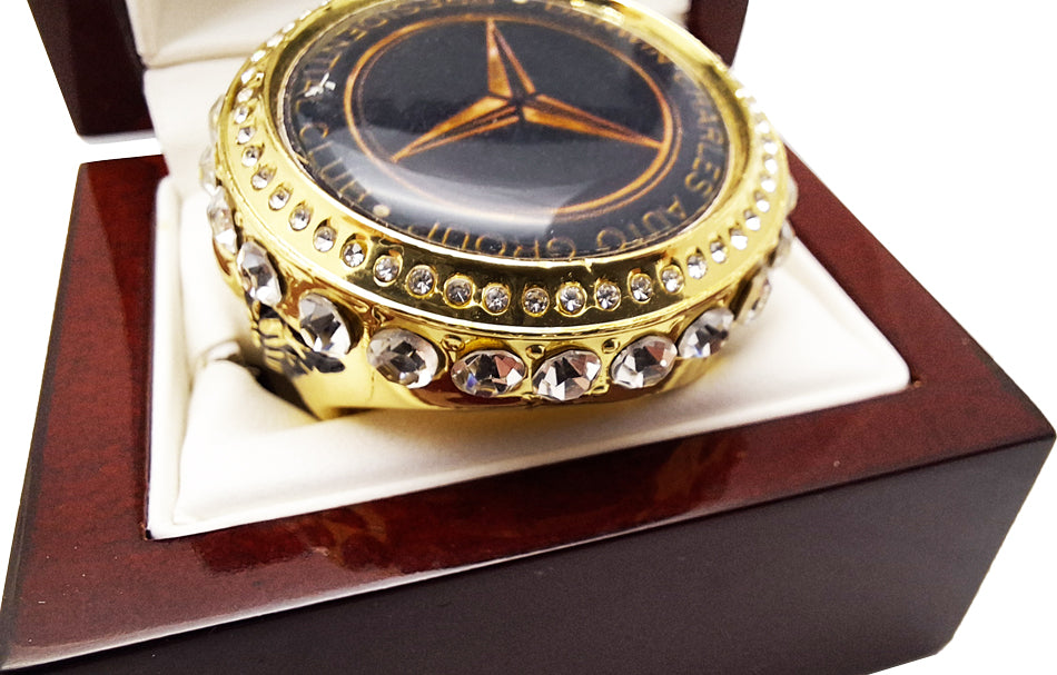 The Summit Keeper Custom Ring With Piano Finish  Box