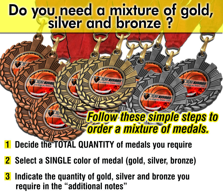 CI-Small Medal With Custom Insert