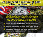 CI-Extra Large Medal With Custom Insert
