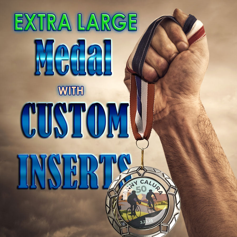 CI-Extra Large Medal With Custom Insert