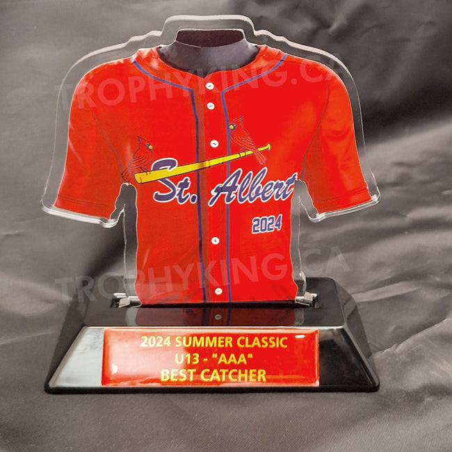 Custom Acrylic Baseball Jersey Award