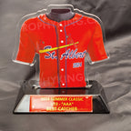 Custom Acrylic Baseball Jersey Award