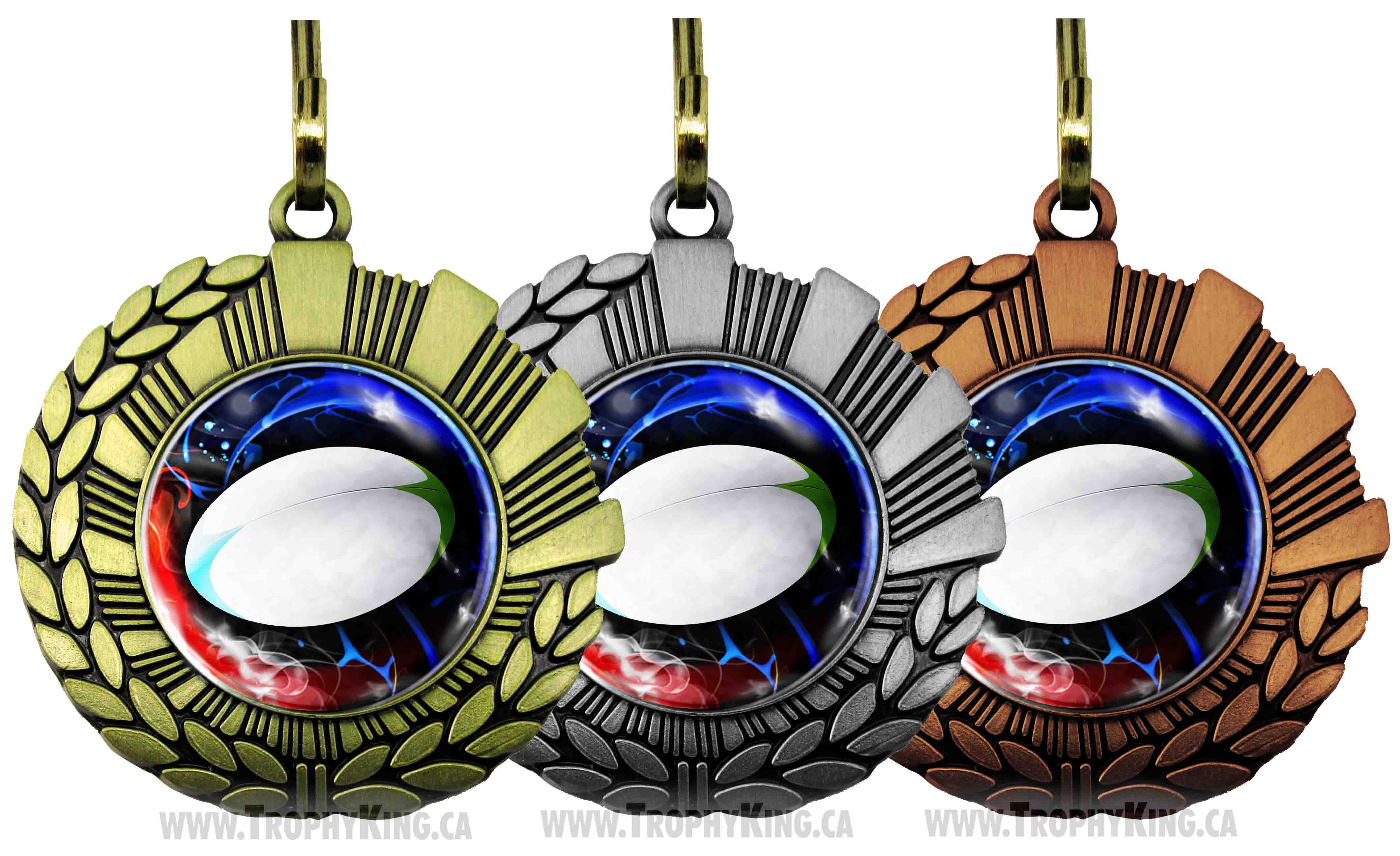 Personalised Rugby Medals | Rugby Medals | The Trophy King Main image