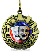 Drama Mask Medallion | Drama Medallion | The Trophy King