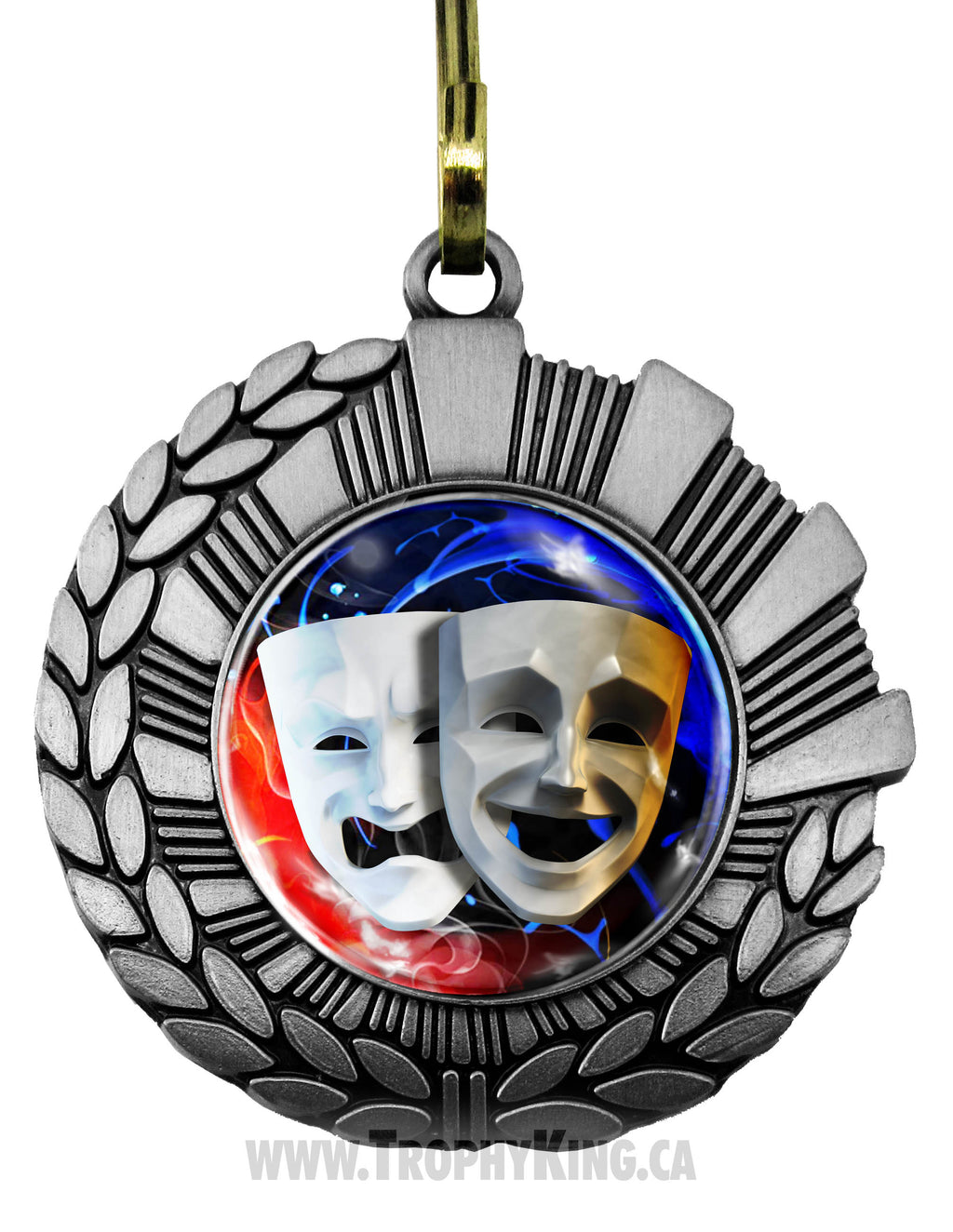 Drama Mask Medallion | Drama Medallion | The Trophy King