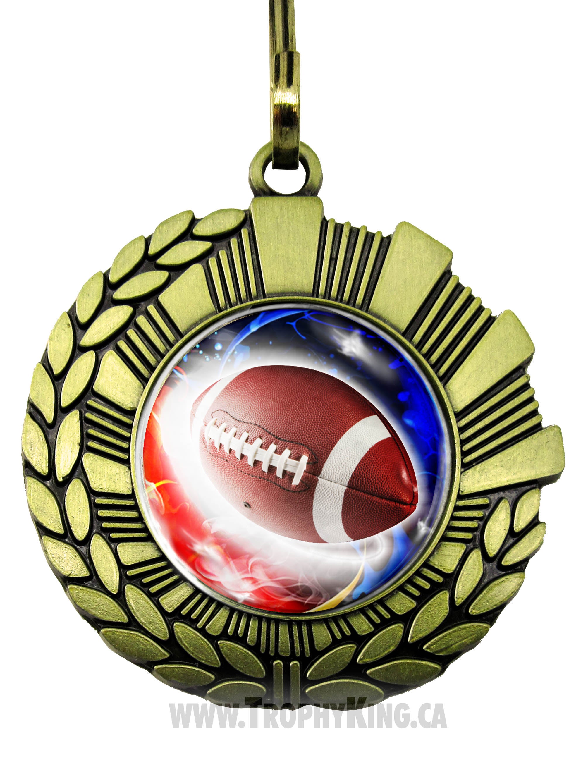 1" Medallion - Football Secondary image