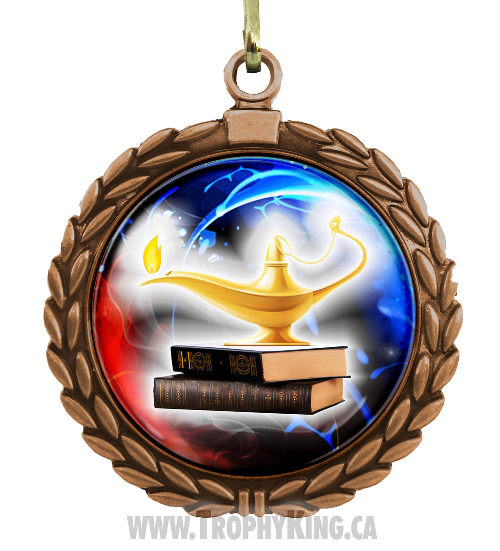 Bronze 2" medal with high res graphics