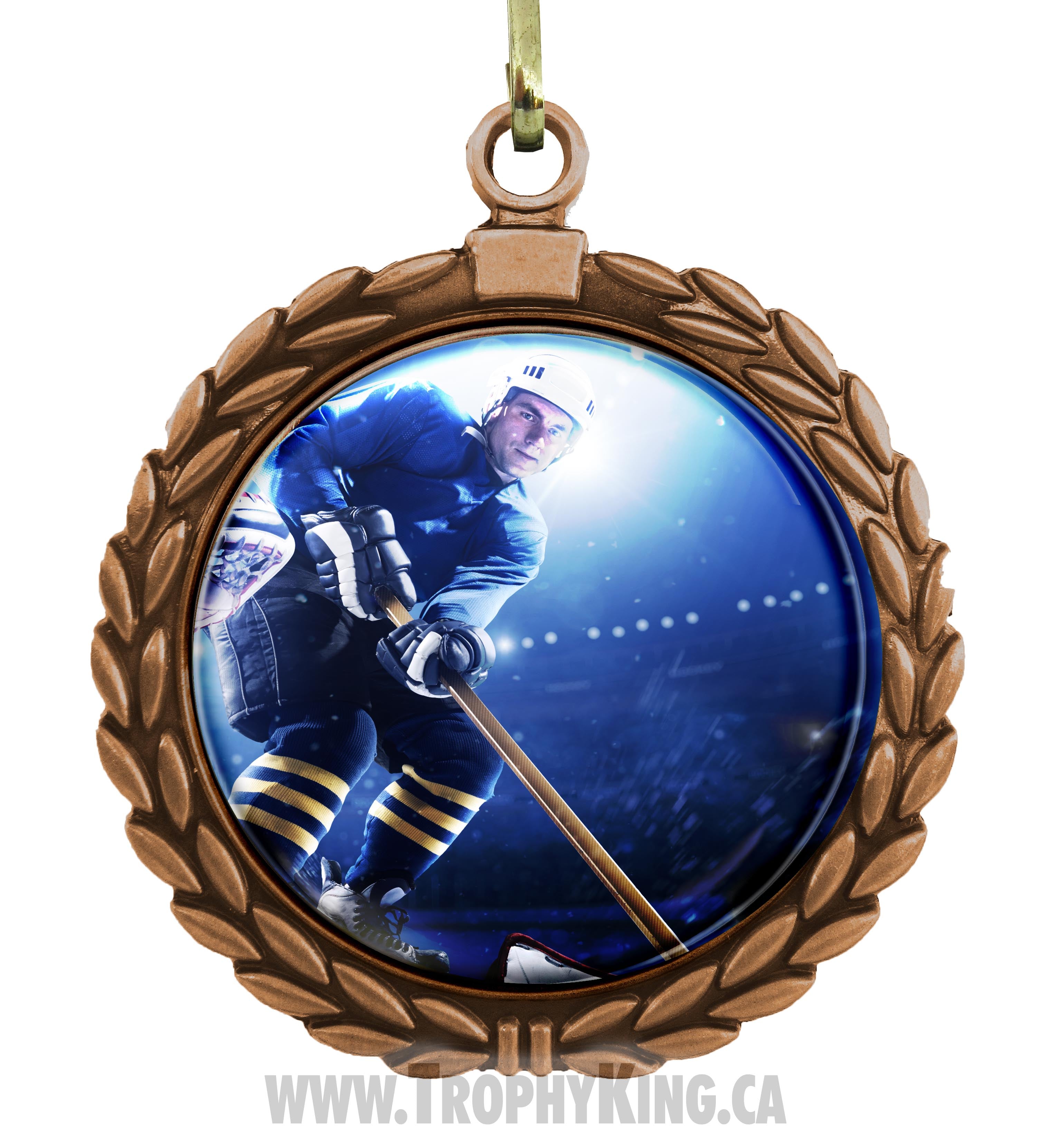Bronze 2" medal with high res graphics