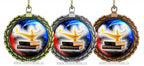 Large medallion with full color high impact graphics and clear polydome!