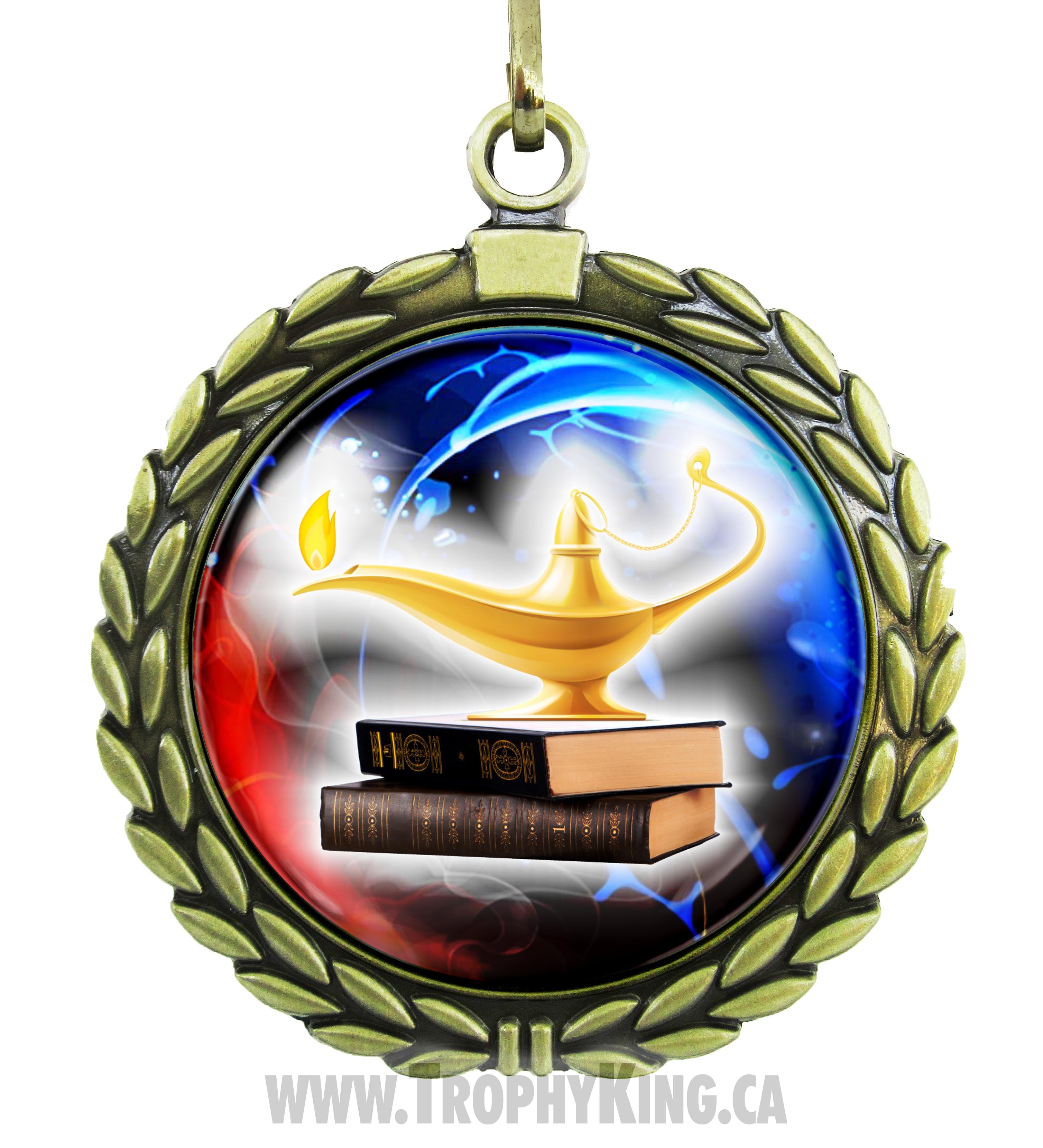 Gold 2" medal with high res graphics