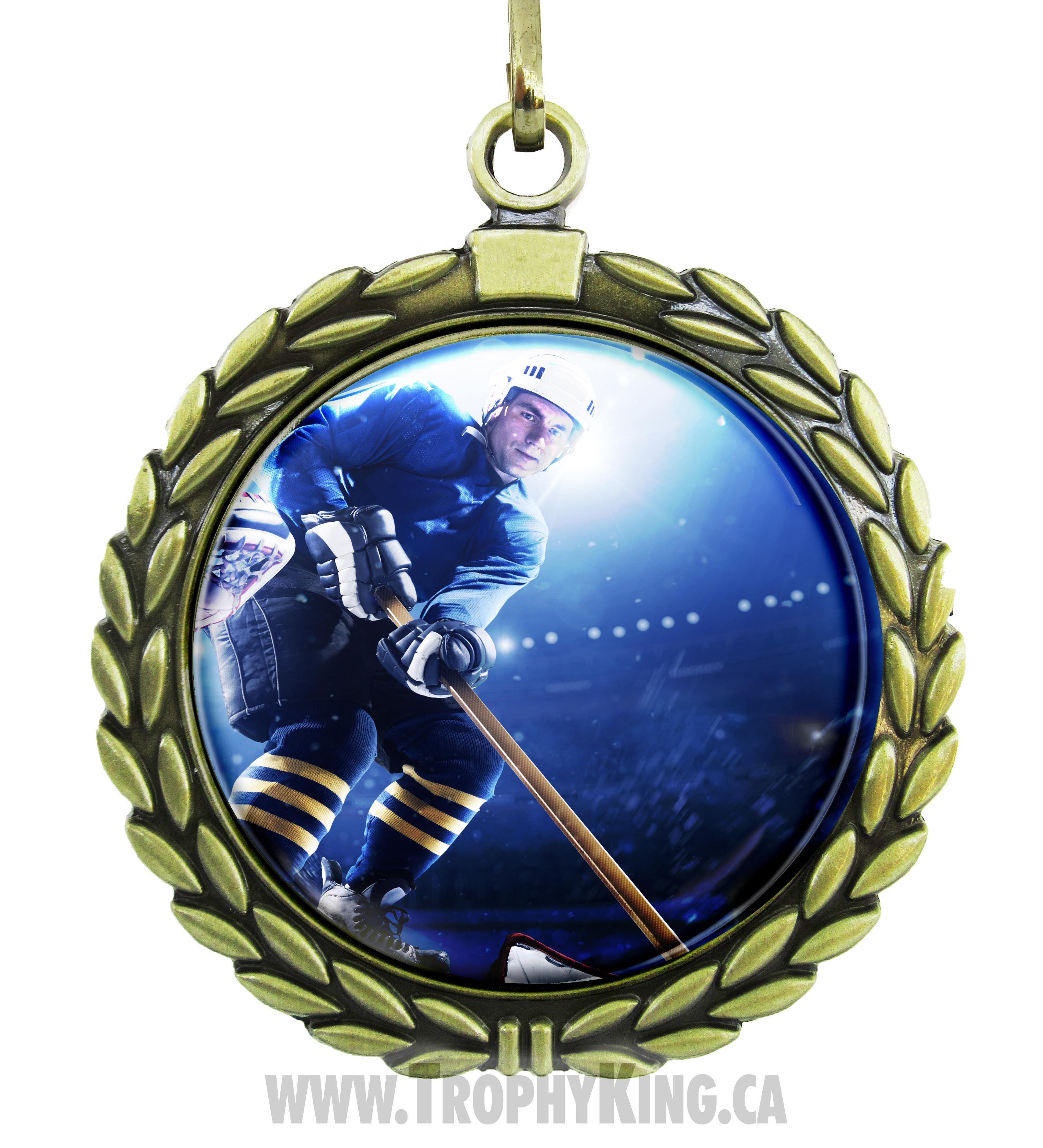 Gold 2" medal with high res graphics