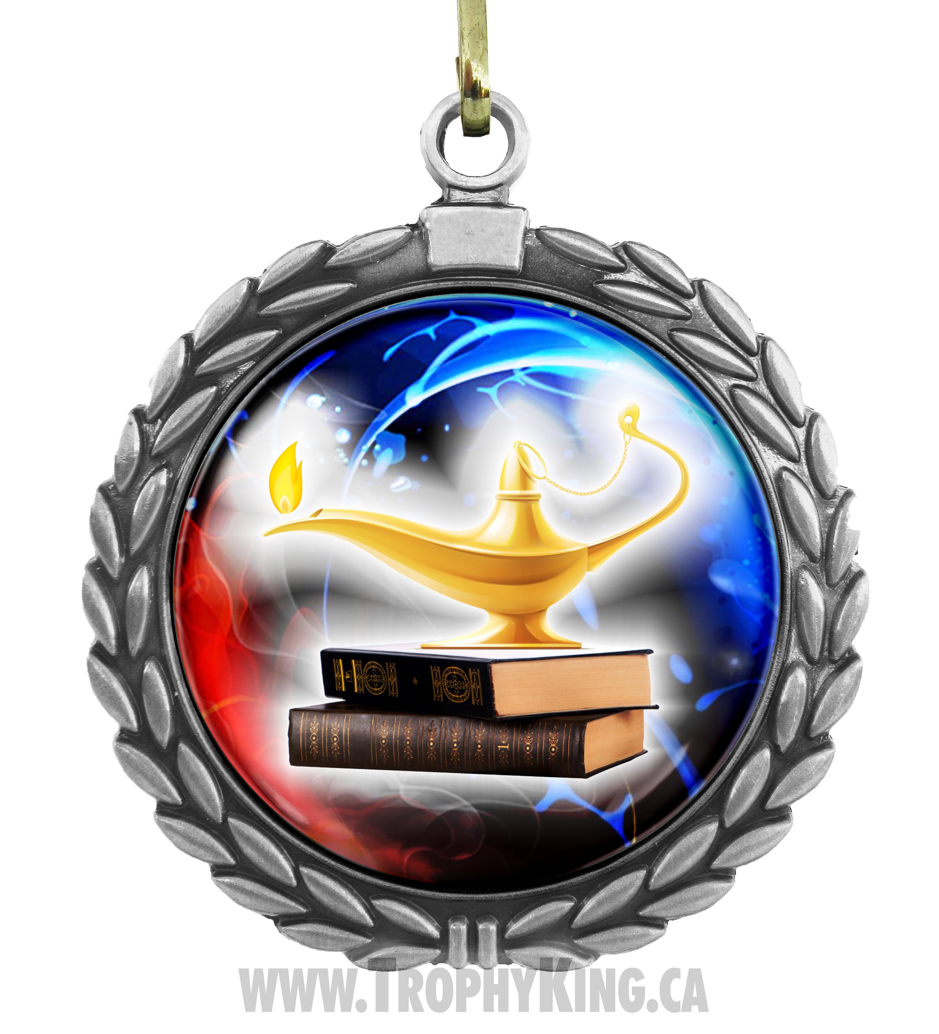 Silver 2" medal with high res graphics