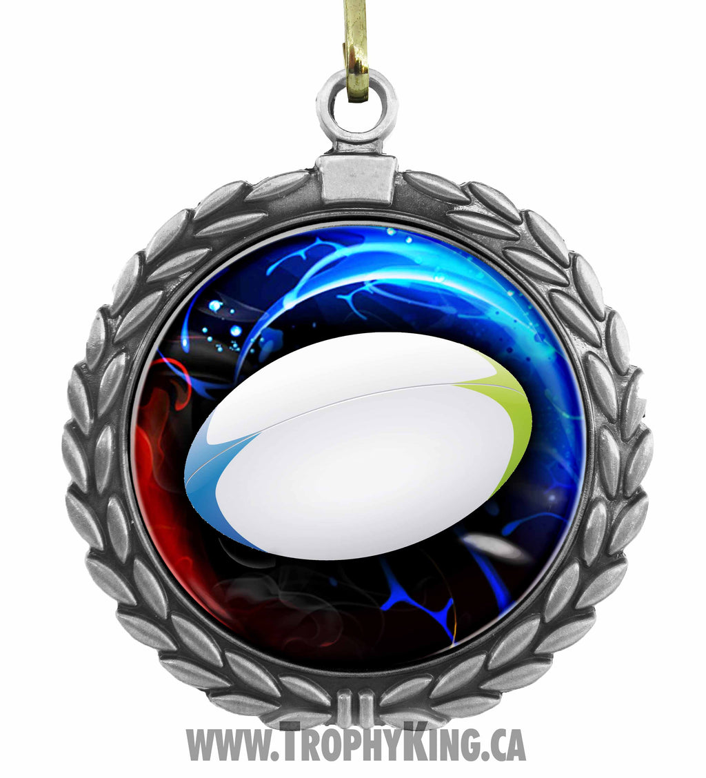 2.50" Large Medal - Rugby