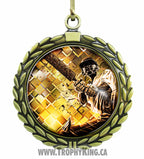 2.50" Large Medal - Cricket