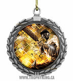 2.50" Large Medal - Cricket