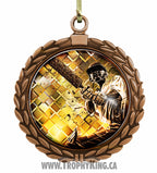 2.50" Large Medal - Cricket