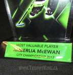 7" Peak Acrylic Award - Softball