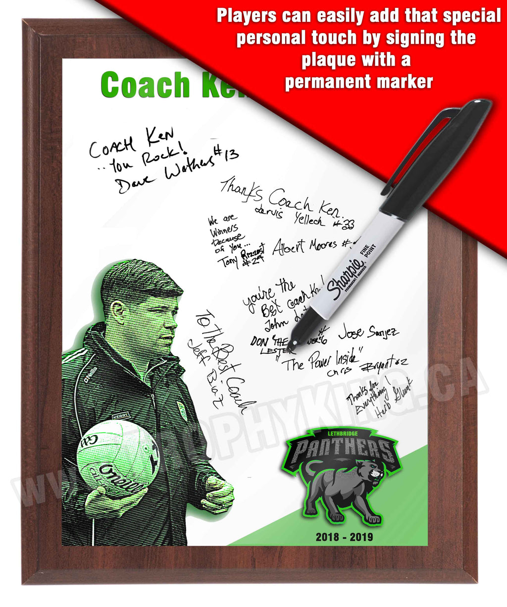 8" x 10" Full Color Plaque