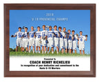 8" x 10" Full Color Plaque
