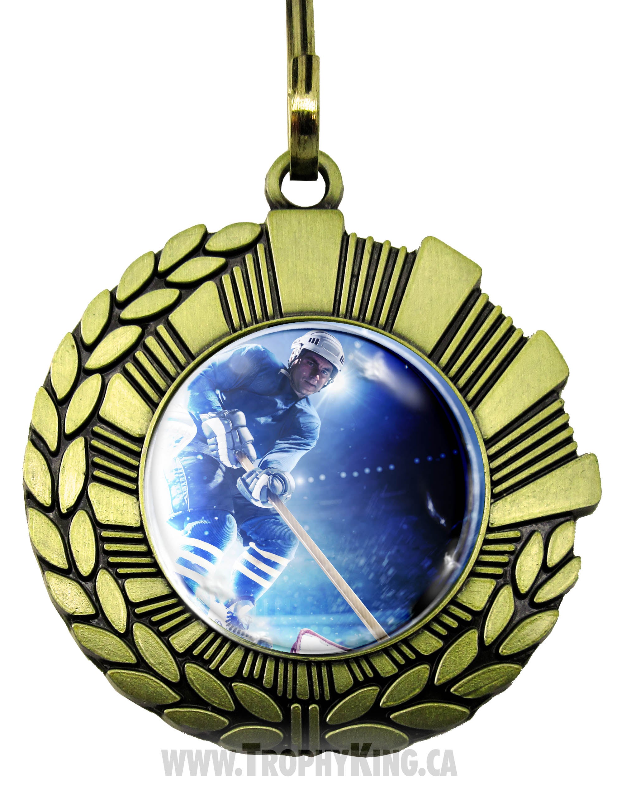 1" Medallion - Hockey 2 Secondary image