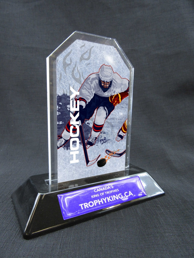 6" Peak Acrylic - Hockey1