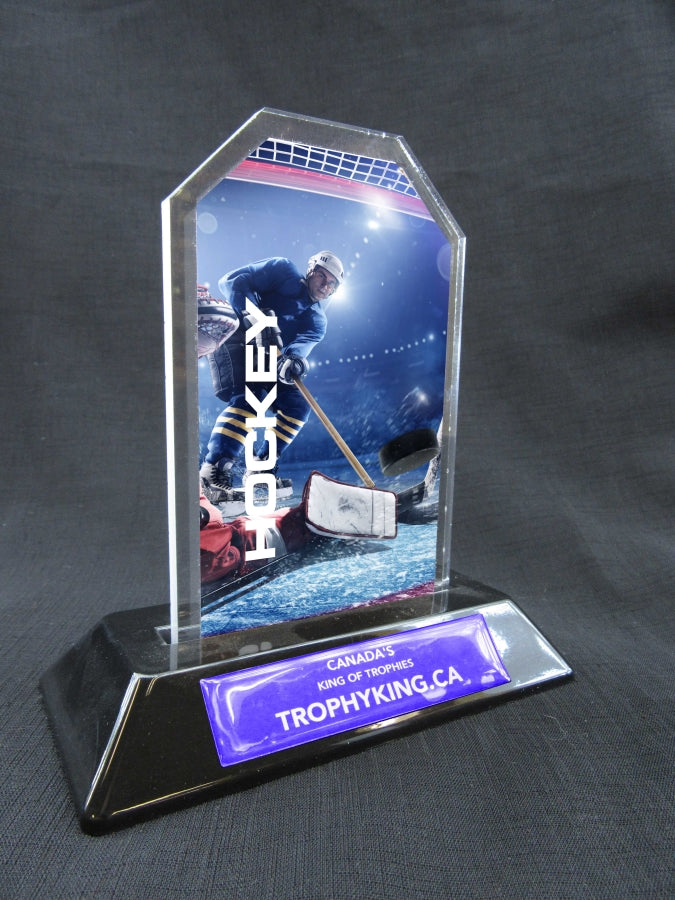 6" Peak Acrylic - Hockey2