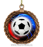2.50 Large Medal - Gold Soccer 1