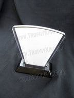 7" Flare Acrylic Award -  Basketball