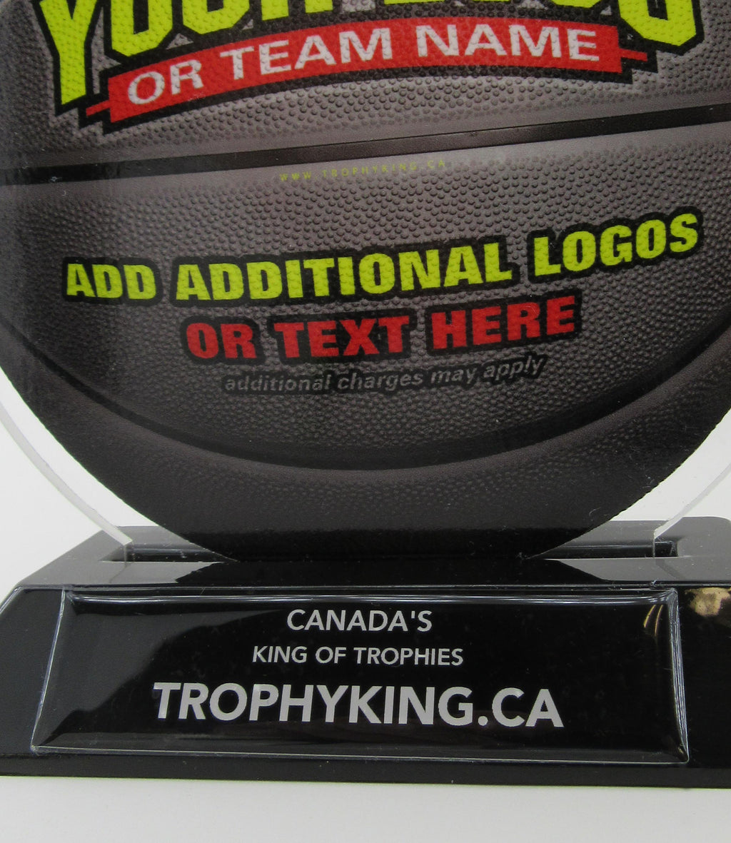 6" Basketball Shaped Acrylic Award