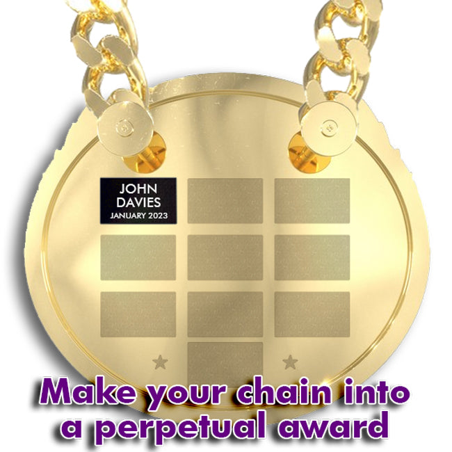Big Bling Metal Championship Chain - Economy