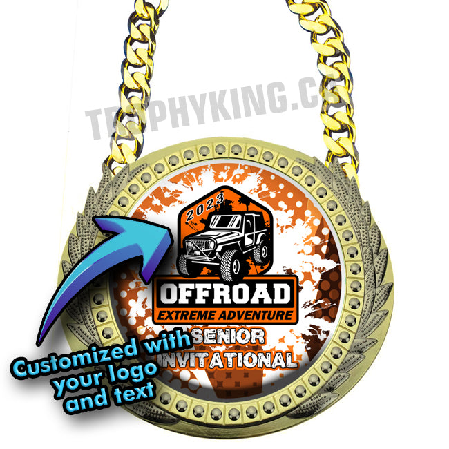 Big Bling Metal Championship Chain - Economy Secondary image