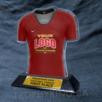Female Soccer Jersey with Sleeves